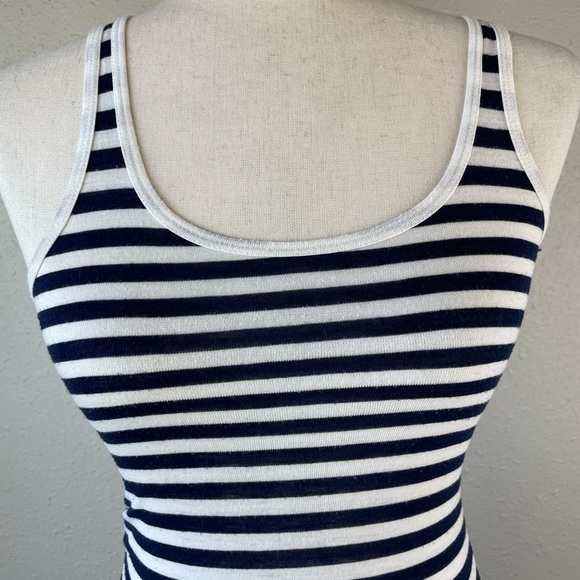 Aerie Navy Blue and White Striped Tank Top Size XS EUC - Picture 2 of 6